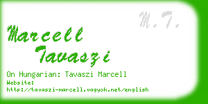 marcell tavaszi business card